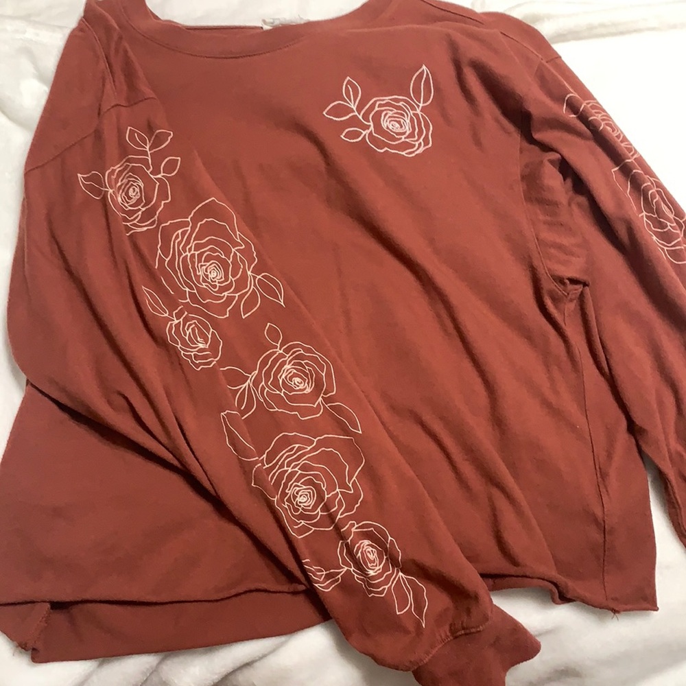 Rust colored long sleeve